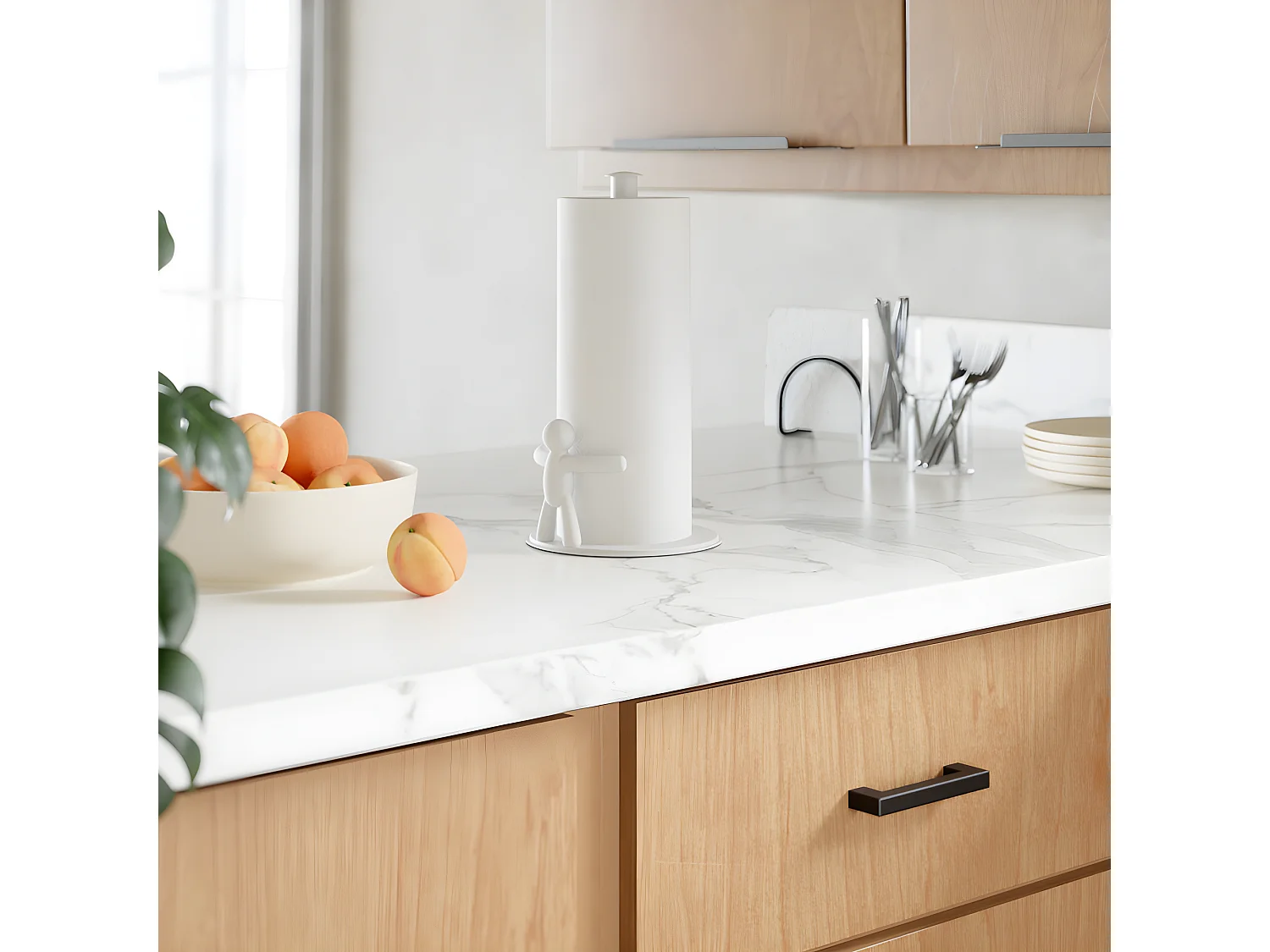 Porte essuie tout Buddy Blanc  Umbra