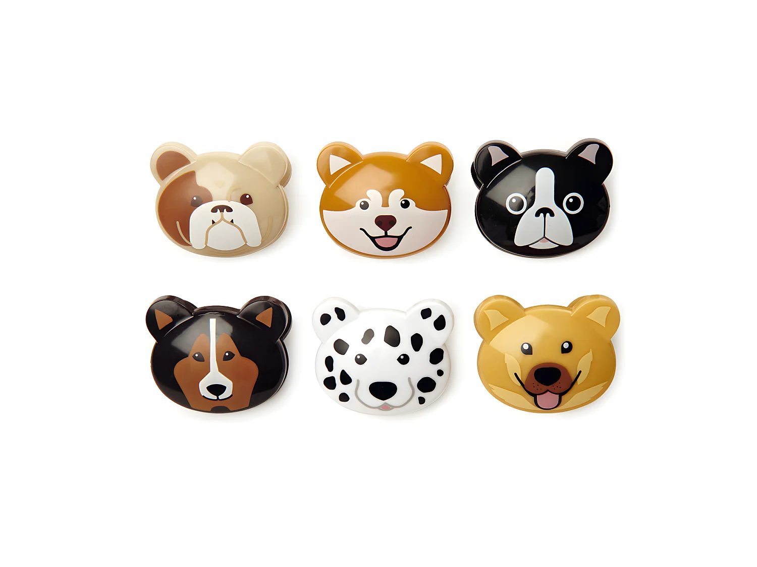 Juego de 6 clips para bolsas