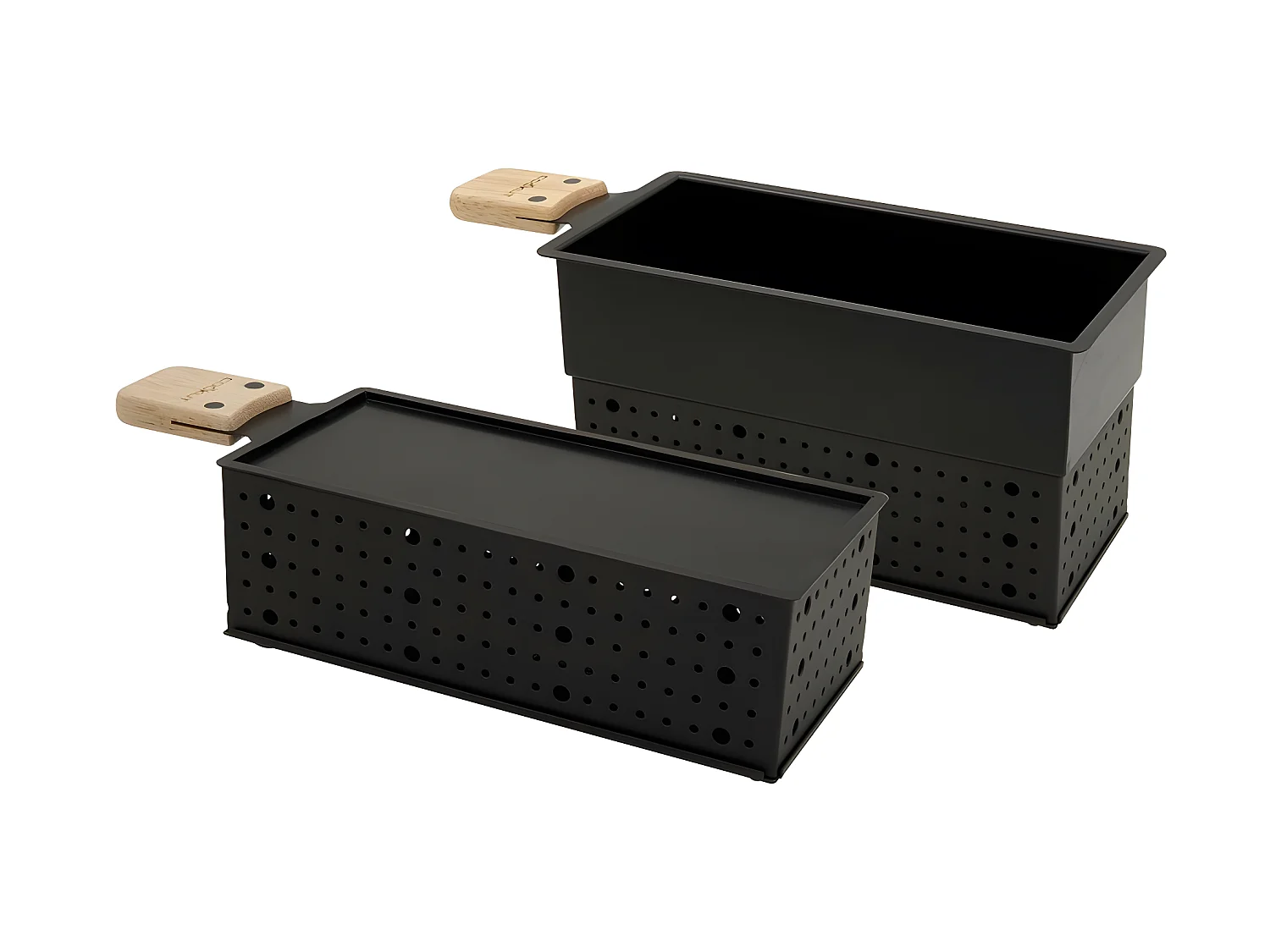 Coffret cadeau Raclette et Fondue Noir  Cookut