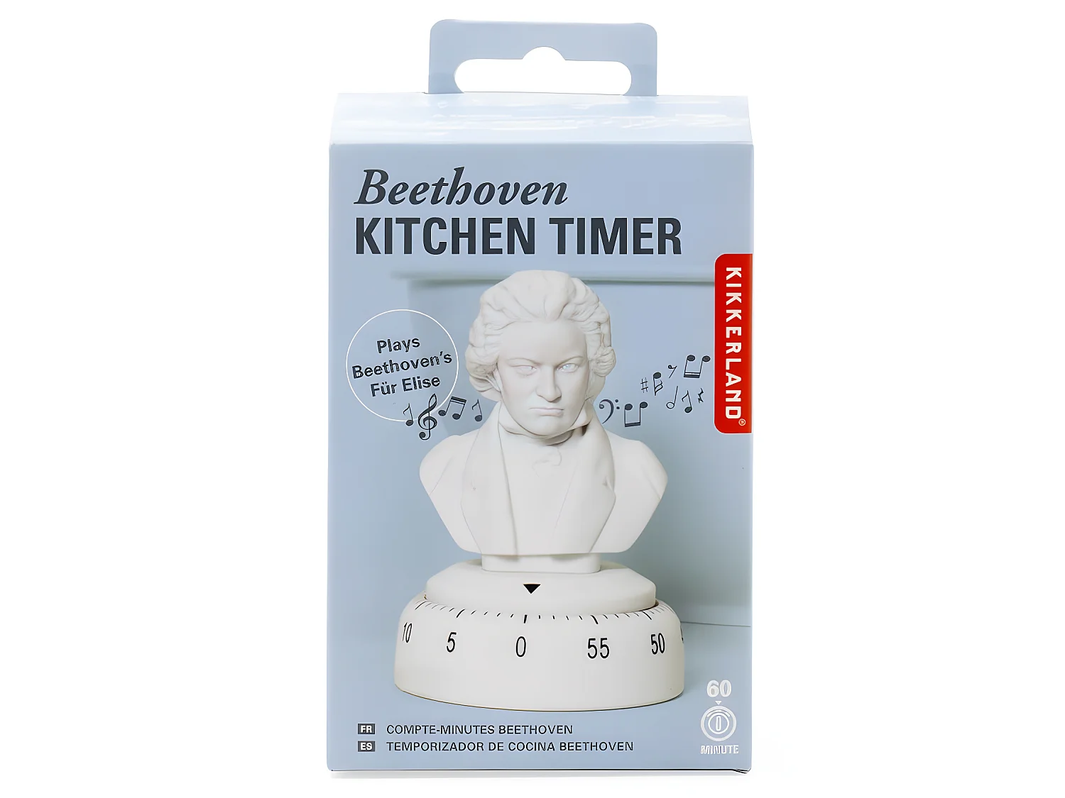 Minuteur de cuisine Beethoven Blanc  Kikkerland