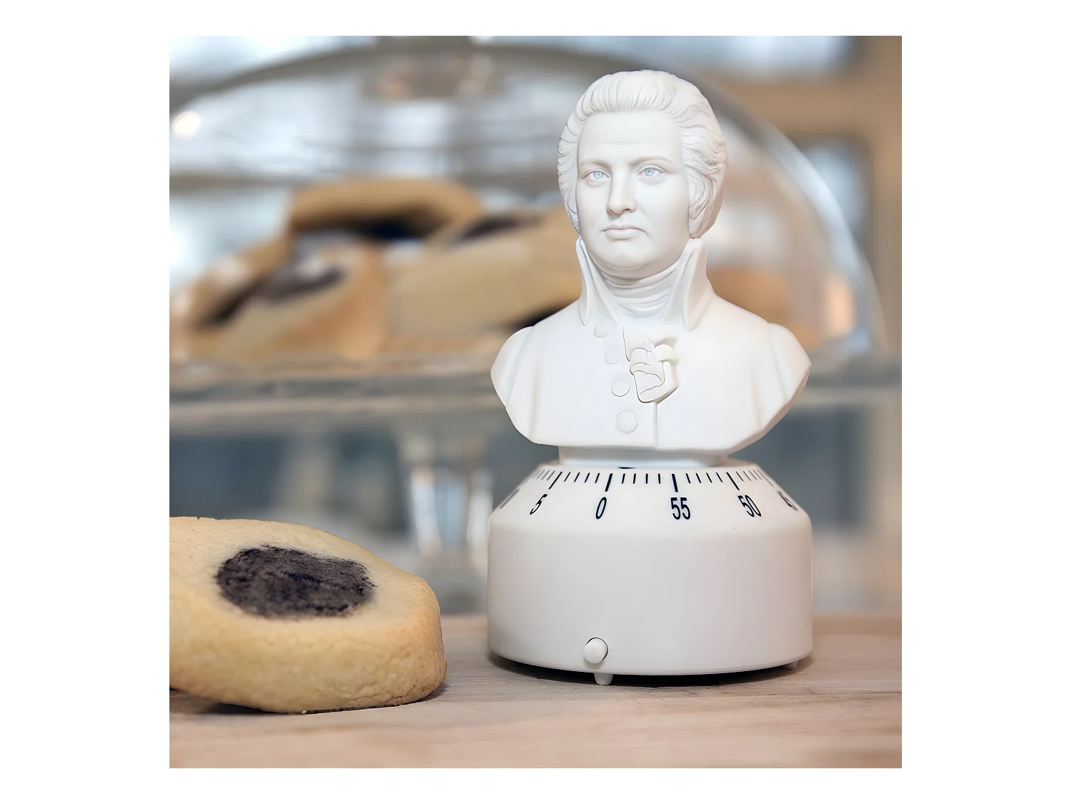 Minuteur de cuisine Mozart Blanc  Kikkerland