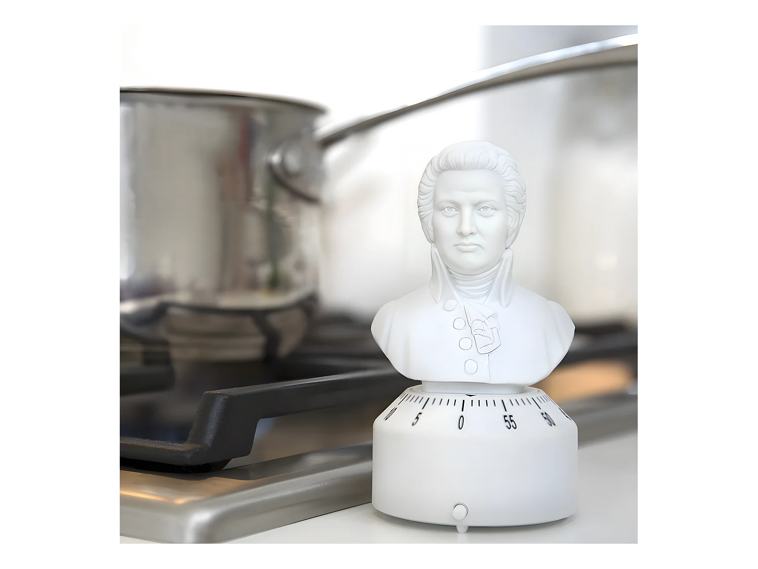 Minuteur de cuisine Mozart Blanc  Kikkerland