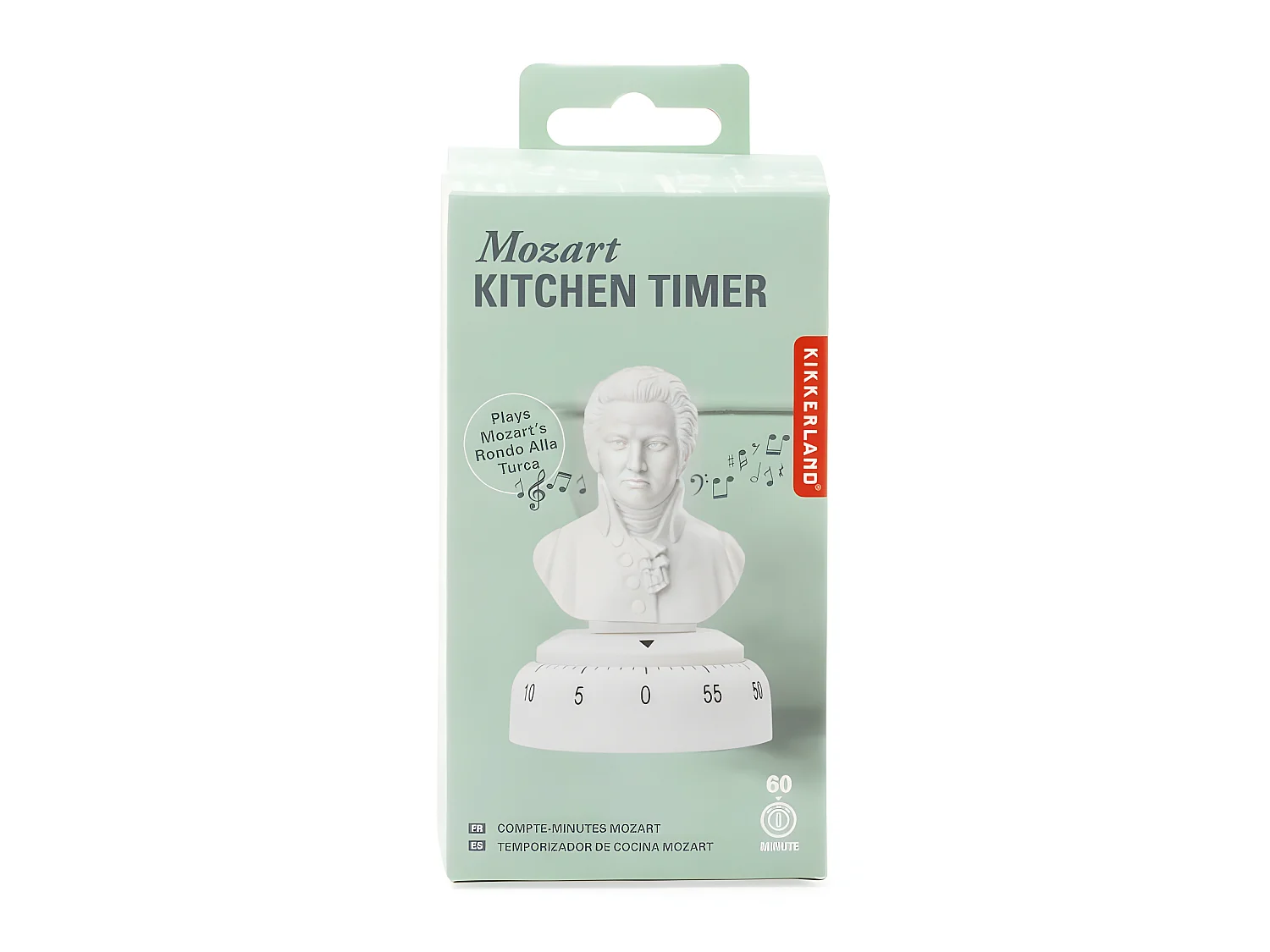 Minuteur de cuisine Mozart Blanc  Kikkerland