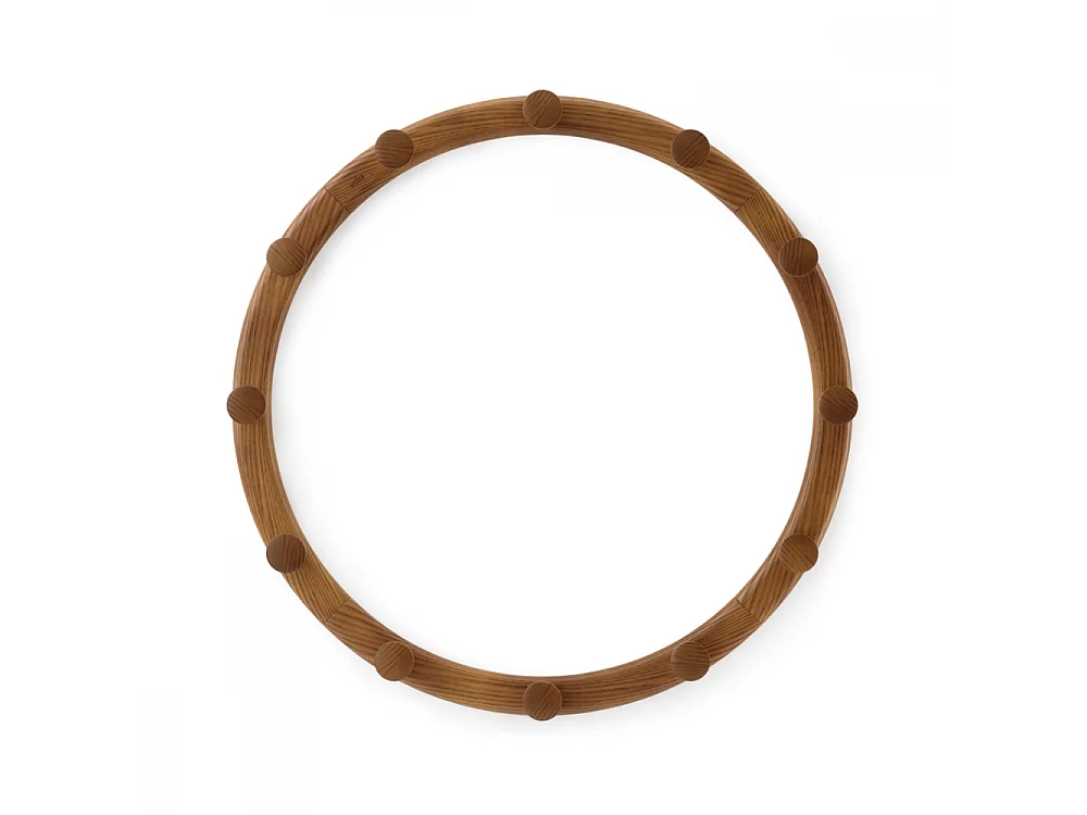 Porte manteaux mural 12 crochets Slinka Marron  Umbra