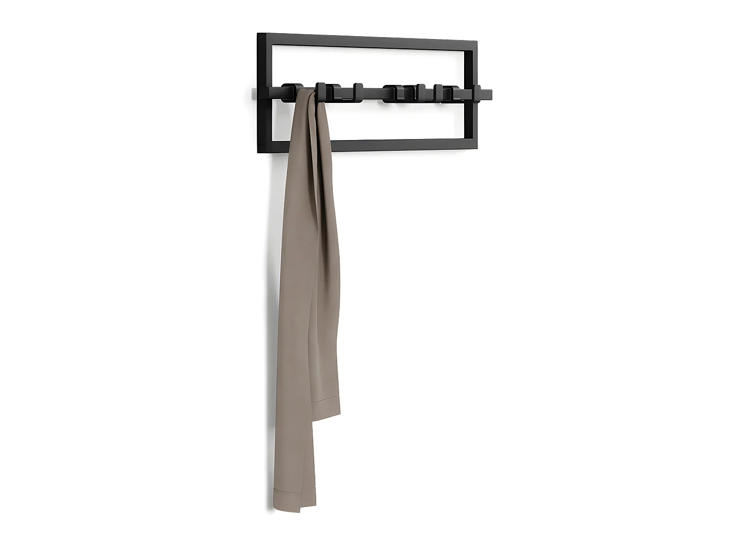 Porte-manteaux mural Cubiko Noir  Umbra