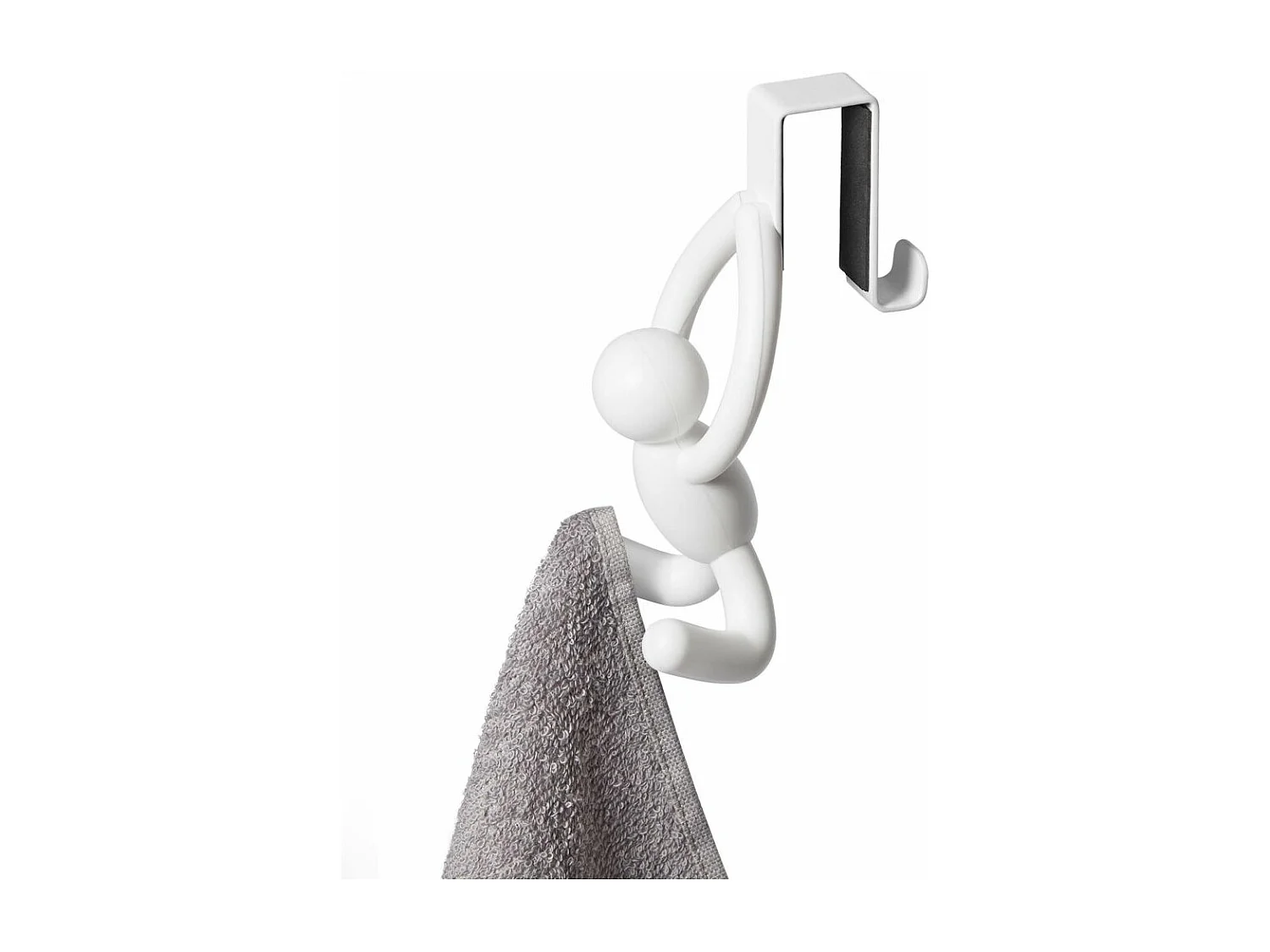 Lot de 2 patères haut de porte Buddy Blanc  Umbra