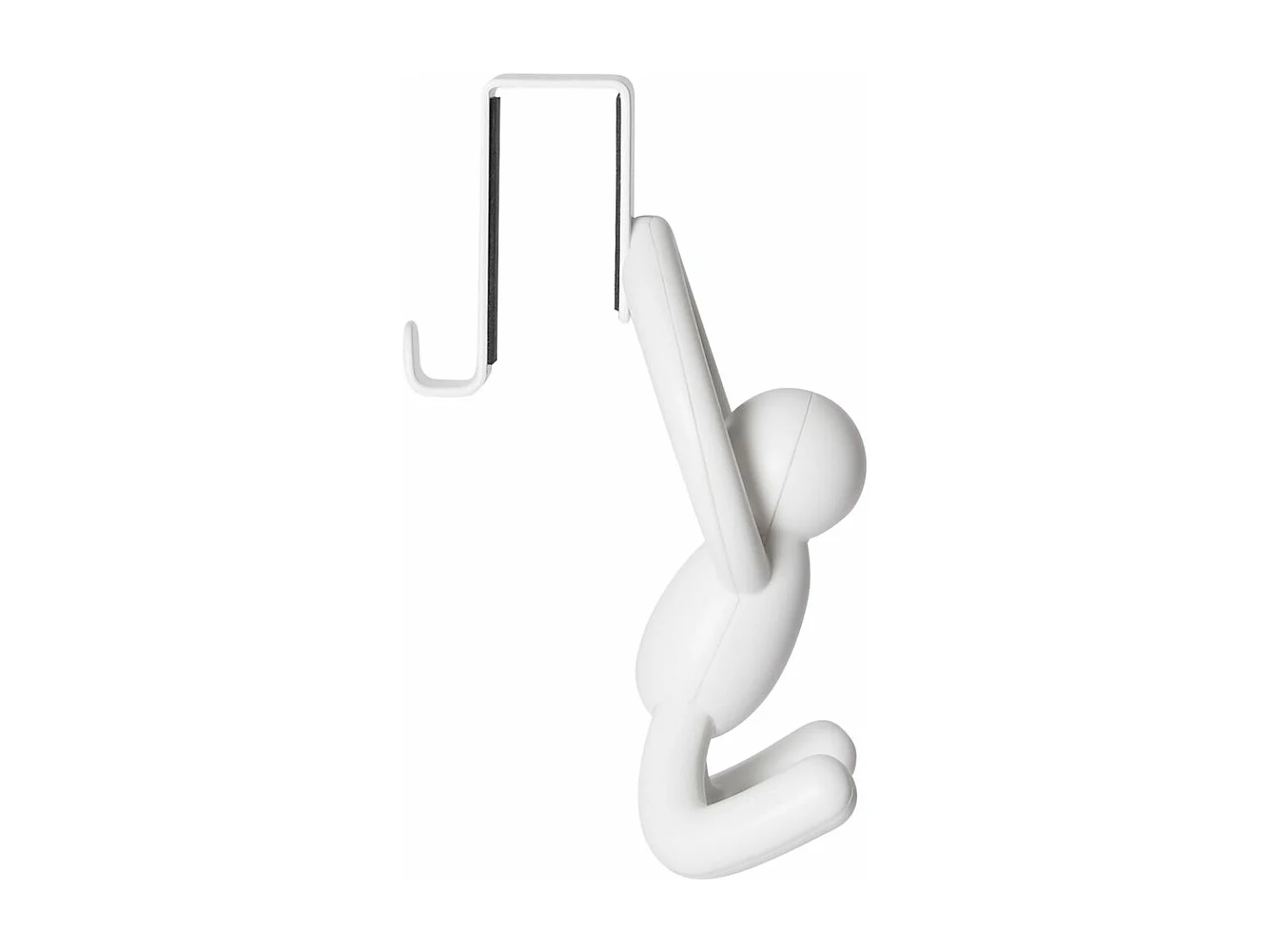 Lot de 2 patères haut de porte Buddy Blanc  Umbra