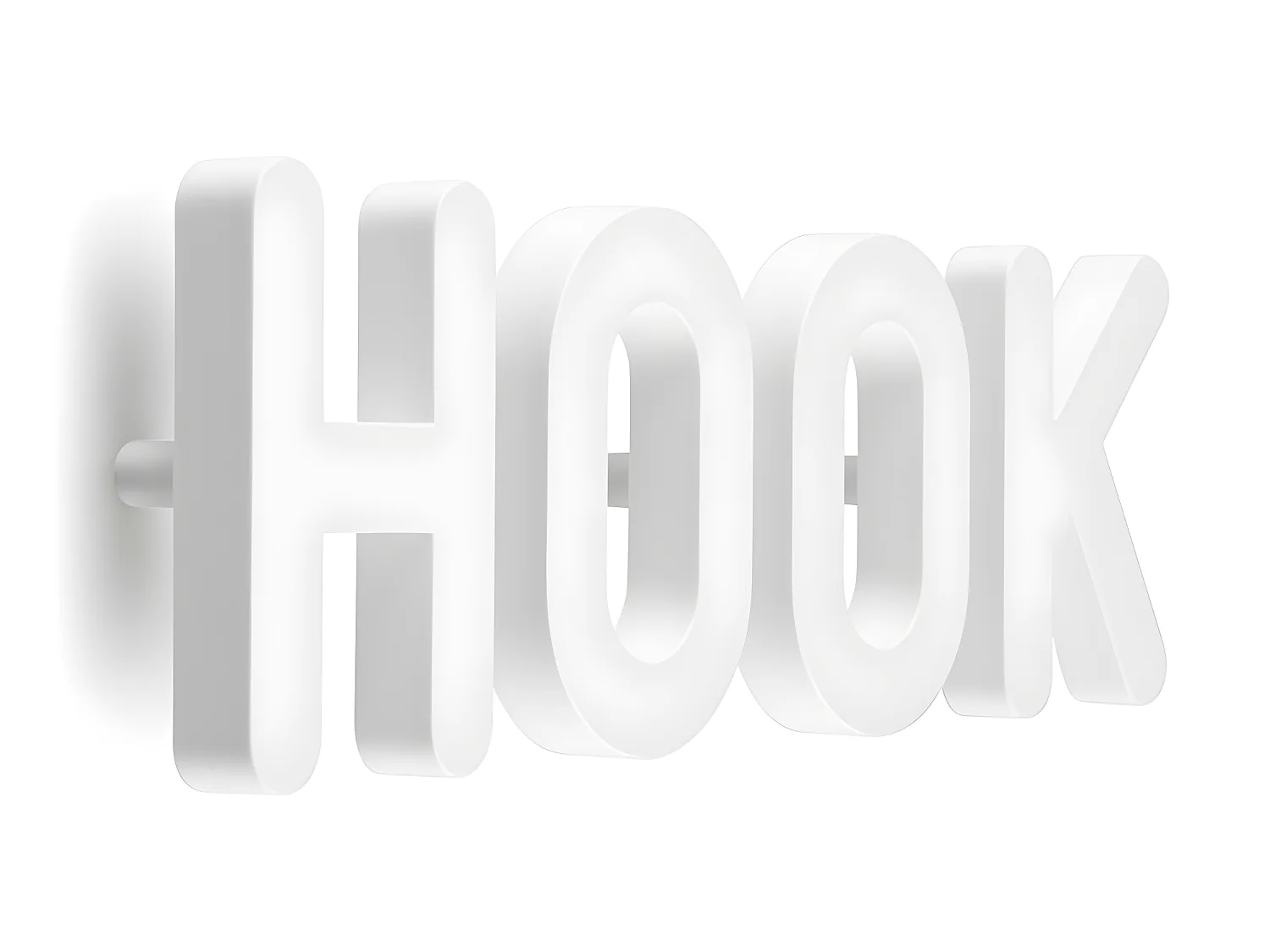 Patères Hook Blanc  Qualy