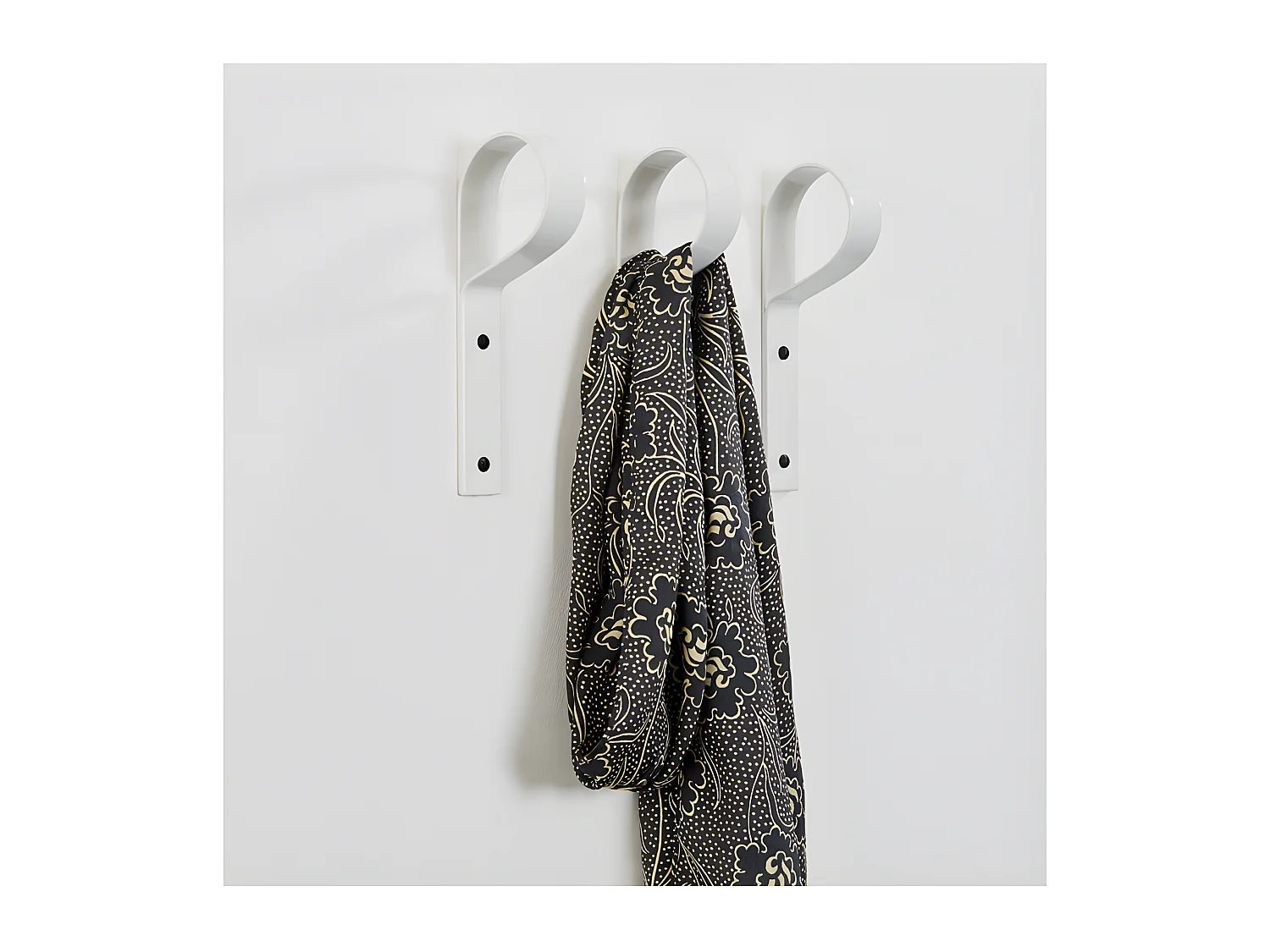 Patère Crook Hook Blanc  Thelermont Hupton