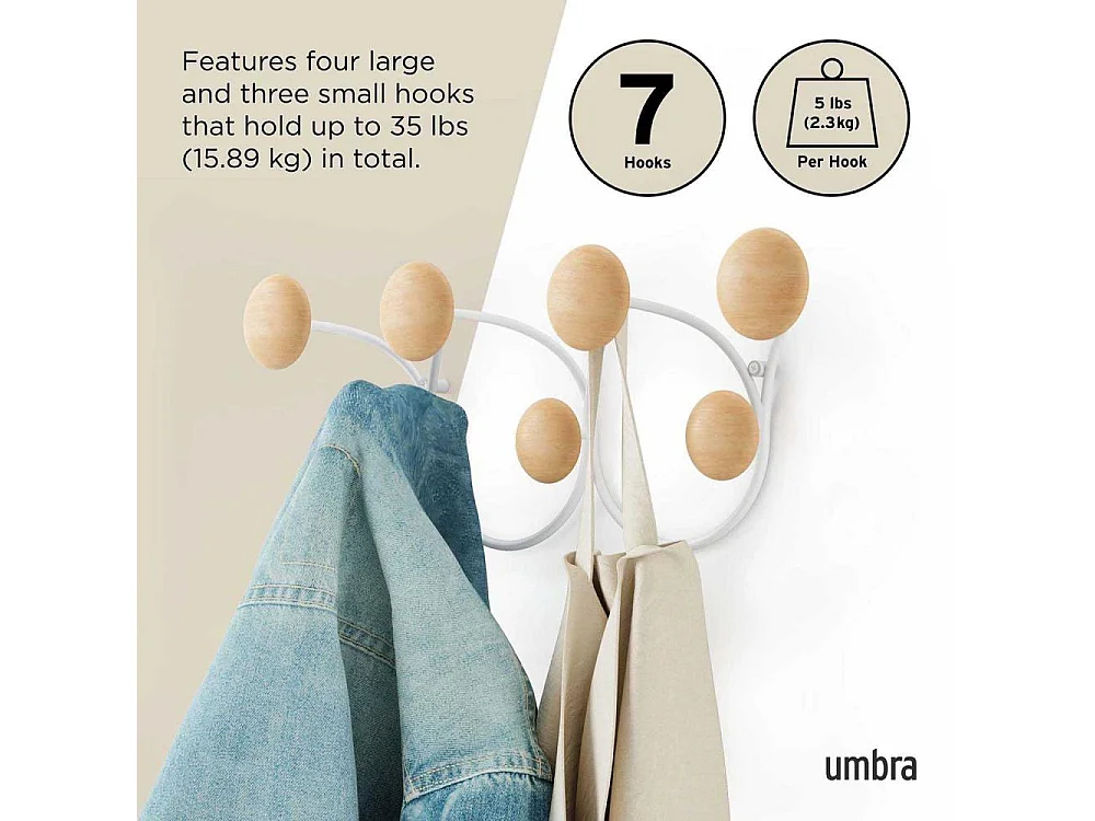 Garderobenhaken 7 Haken Dotsy