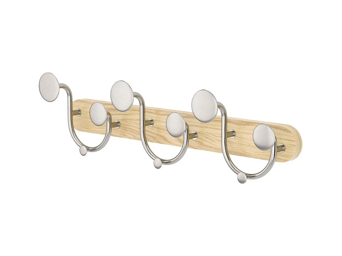 Patère en bois de frêne 9 crochets Melody