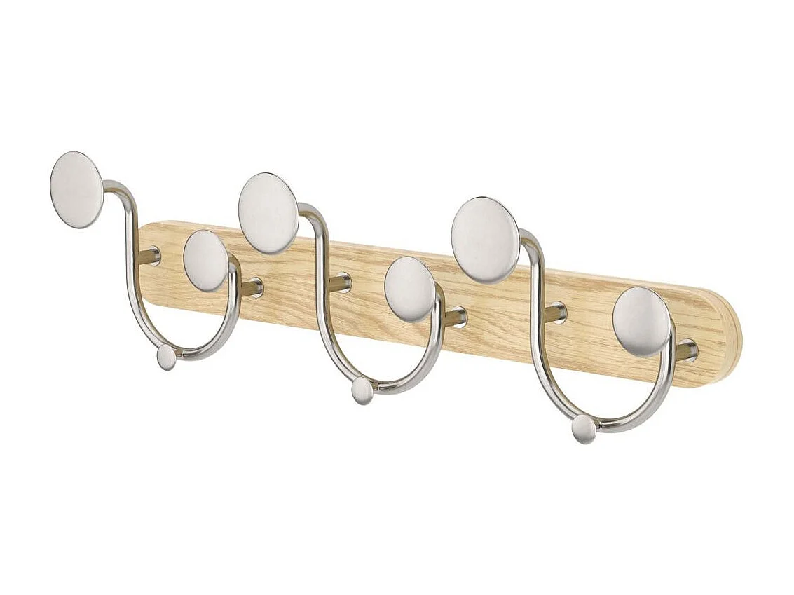 Patère en bois de frêne 9 crochets Melody