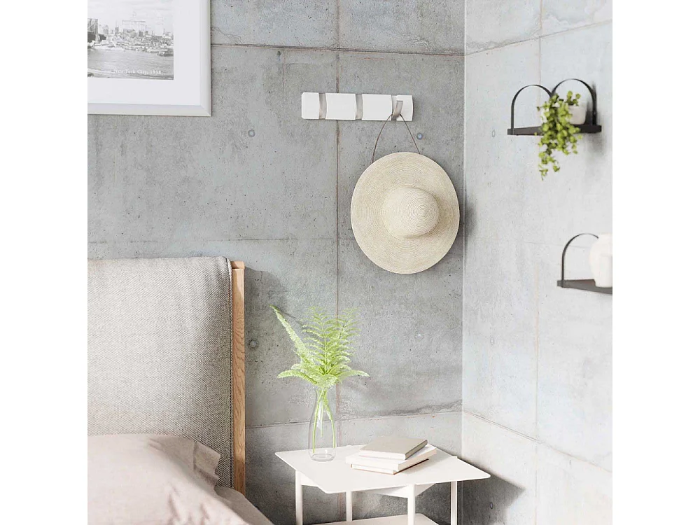 Porte manteaux Flip 3 hook Blanc  Umbra