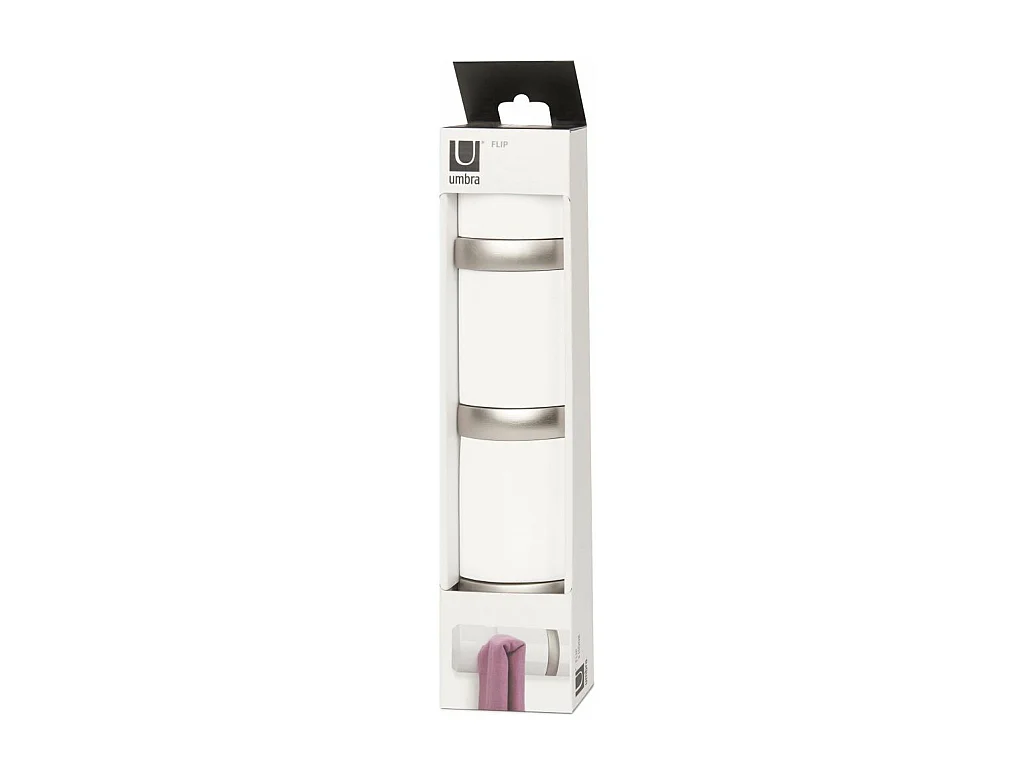 Porte manteaux Flip 3 hook Blanc  Umbra