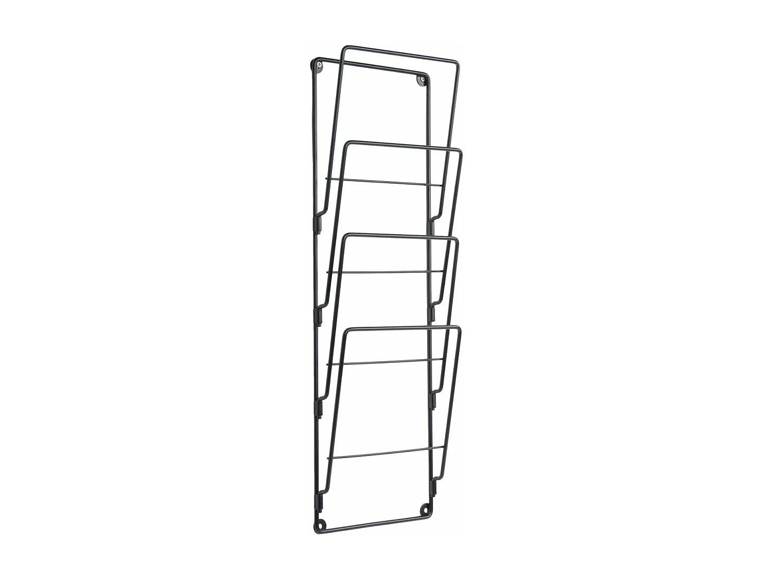 Porte revues mural Noir  Present Time