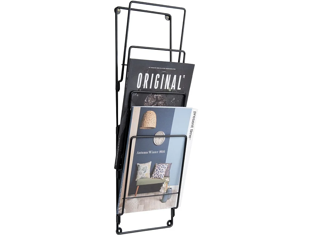 Revistero de pared con 4 compartimentos Mag