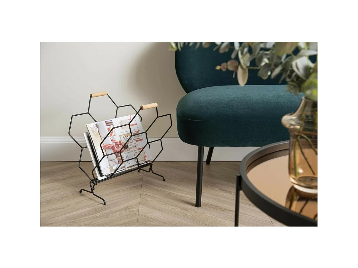 Magazinehouder Honeycomb - Zwart