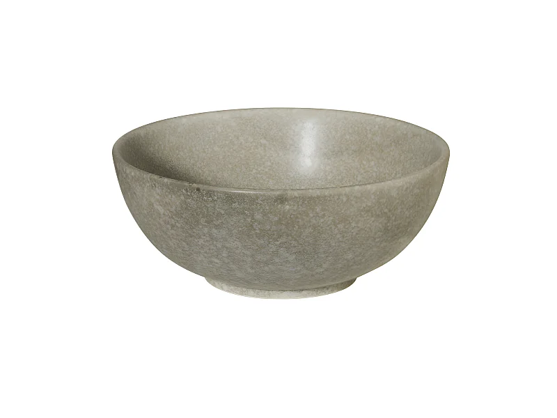 Tazón de gres beige de 0,4 litros