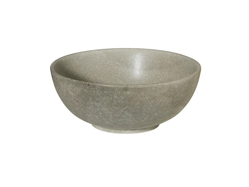 Ciotola in grès beige da 0,4 litri