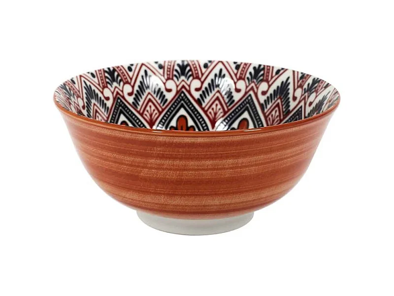 Coupelle Mandala Orange D15cm8 Orange