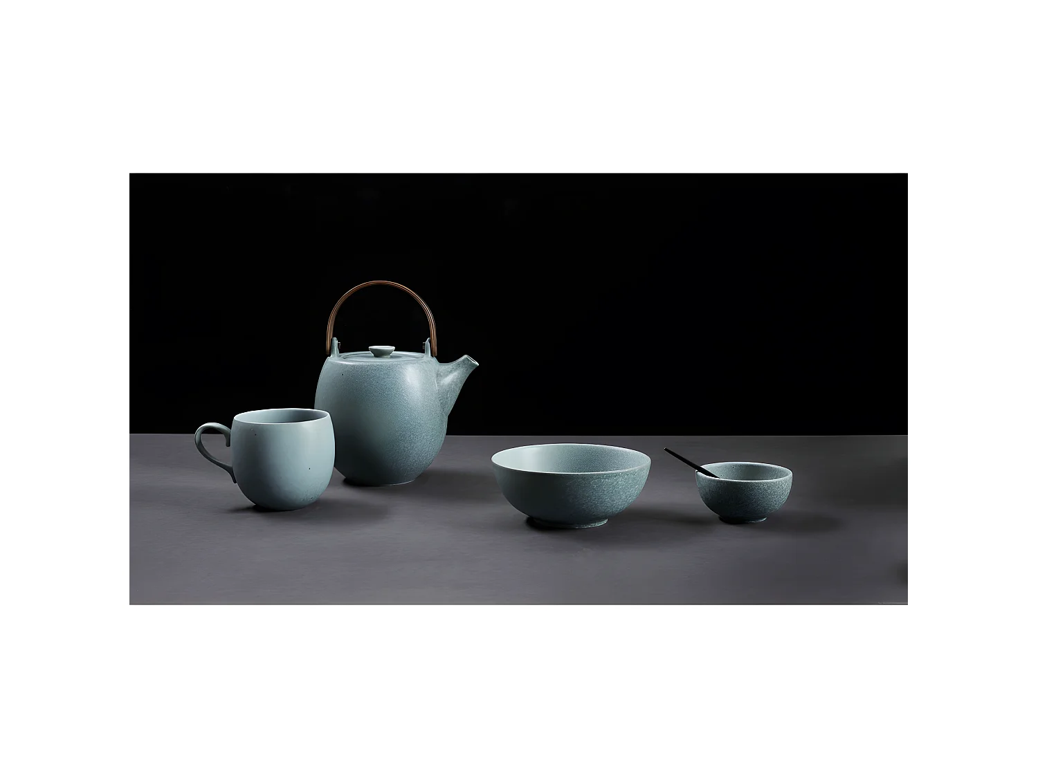 Tazón de gres azul 0,4l