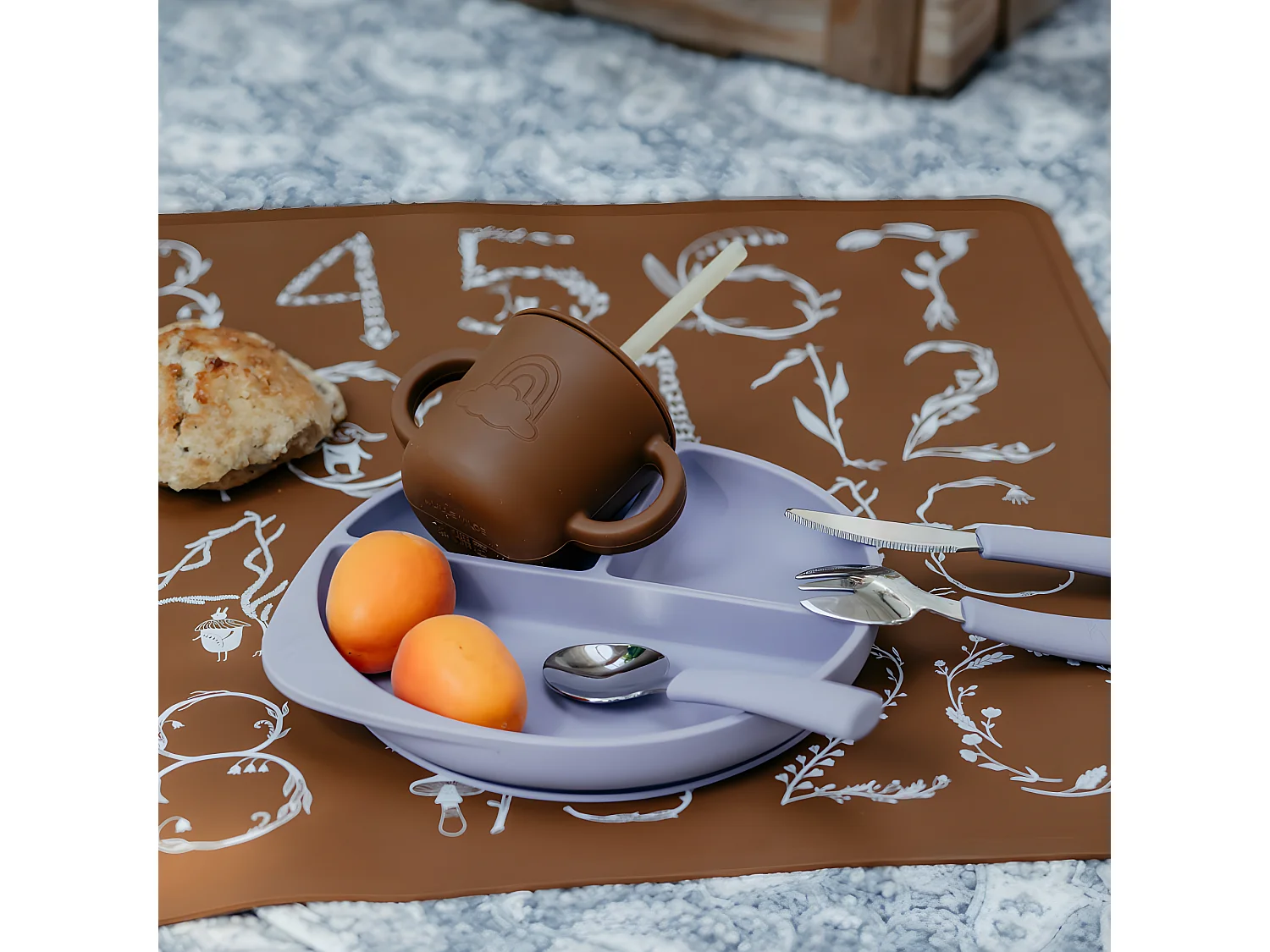 Couverts pour enfants Bleu  By Lille Vilde