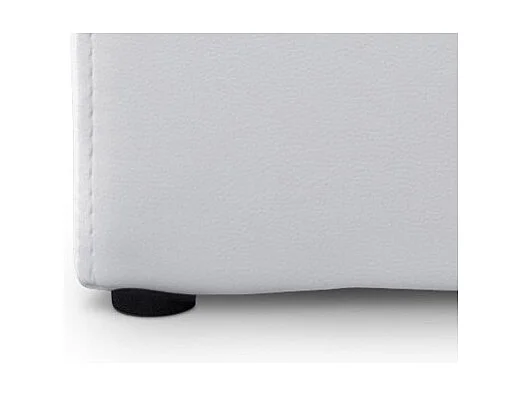 Pouf Carré Design "Cube" 41cm Blanc