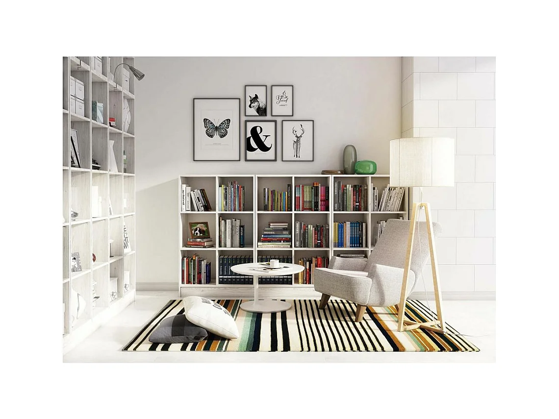 Étagère modulaire en pin massif Dinamic 4 tablettes