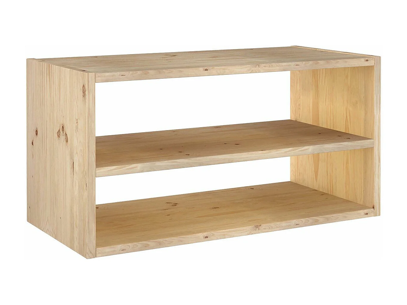 Meuble rangement avec tablette en pin massif Dinamic