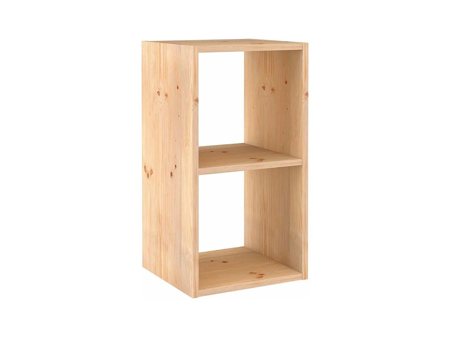Étagère modulaire en pin massif Dinamic 2 tablettes