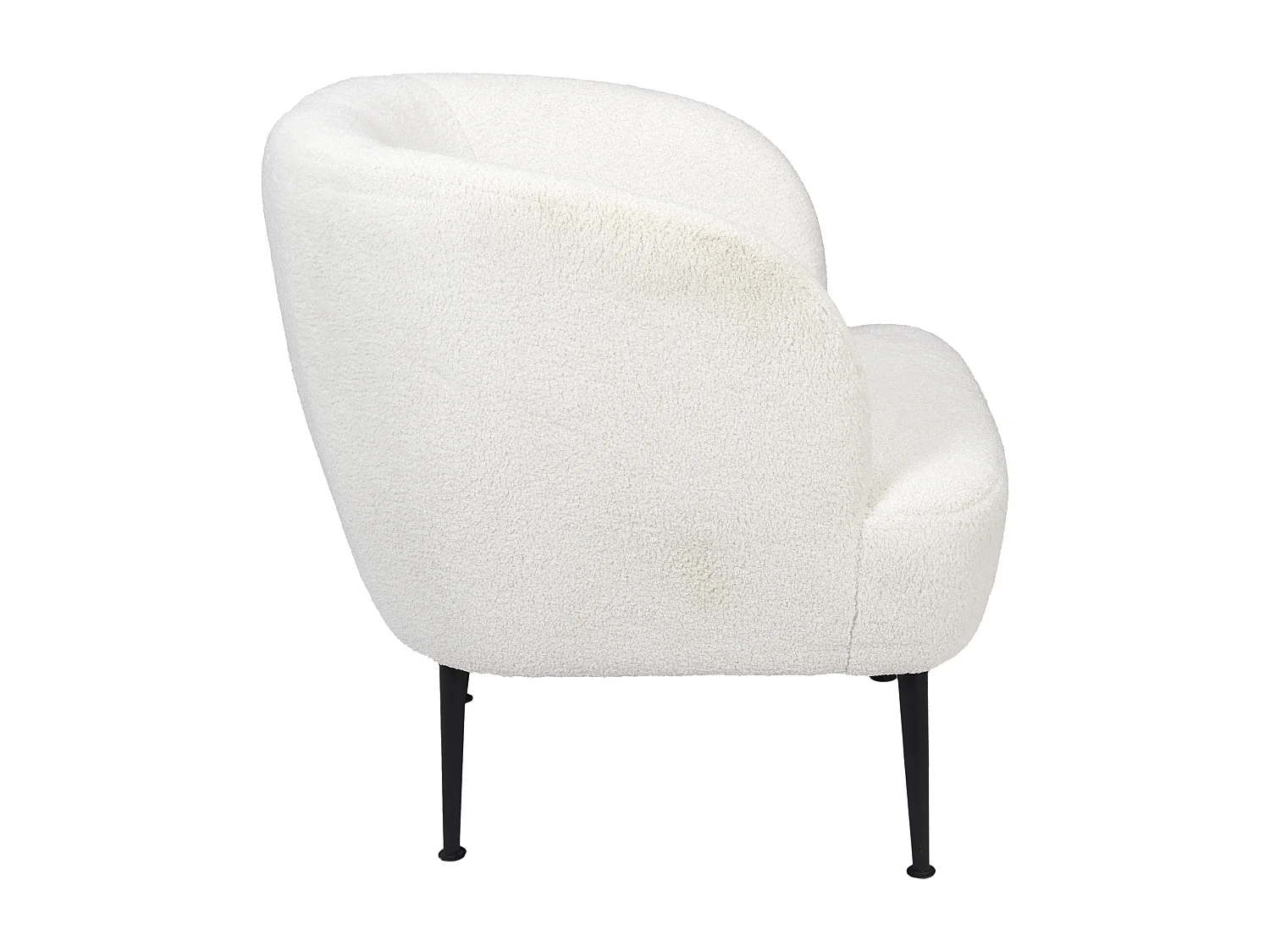 Fauteuil Salon Kiera Blanc