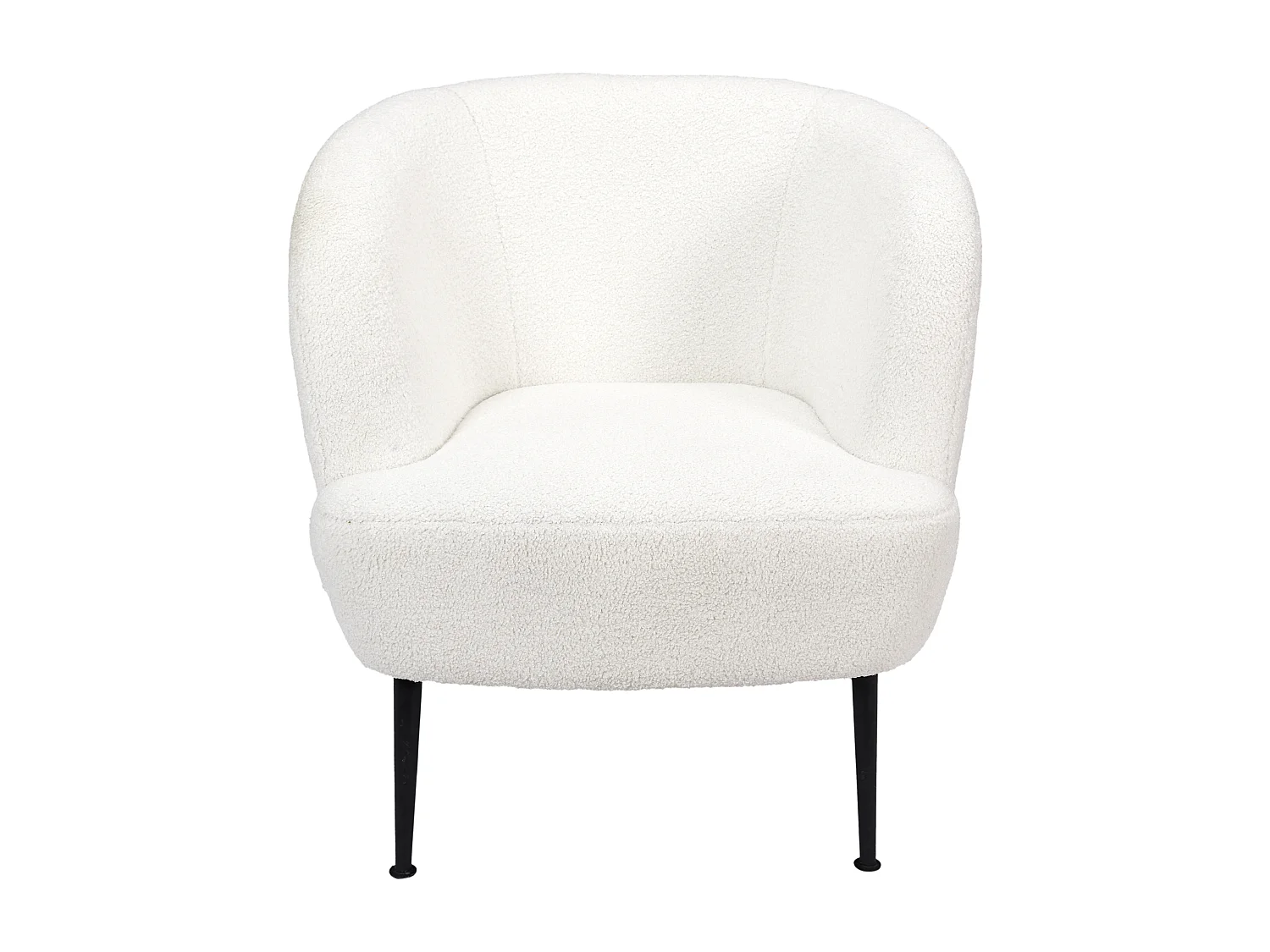 Fauteuil Salon Kiera Blanc