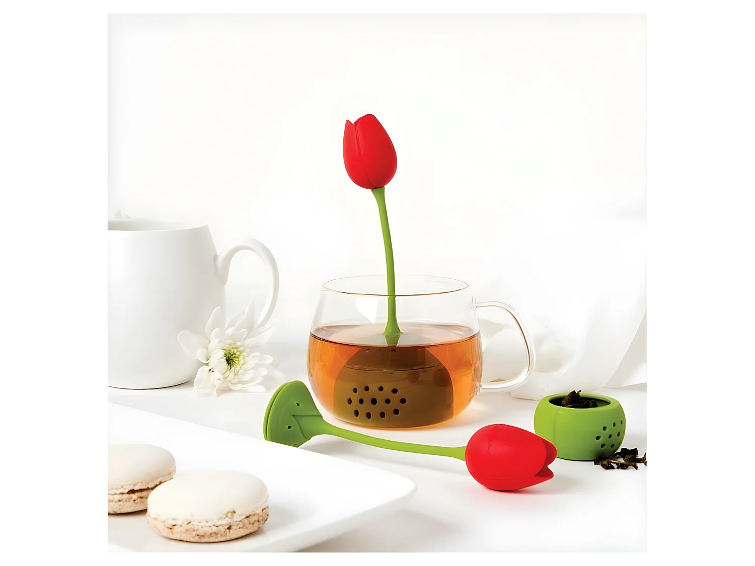 Tulipán infusor de té