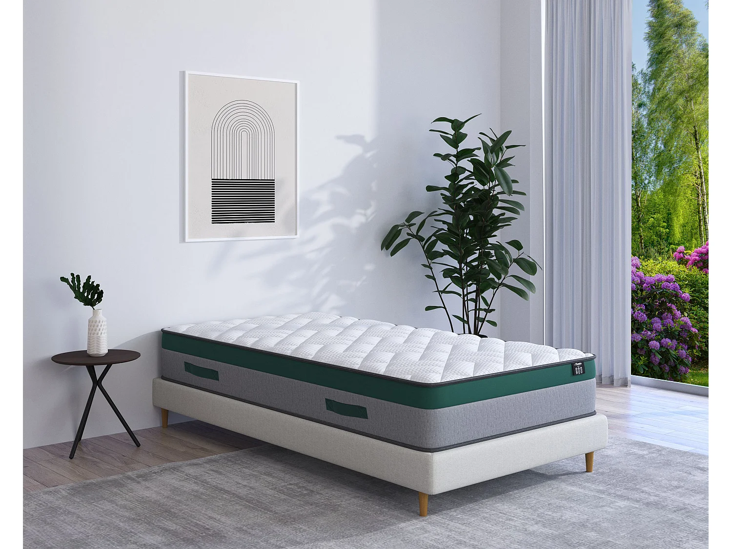 Matras met pocketveren 90x 190cm dikte 22cm - PRESTIGE van YSMÉE