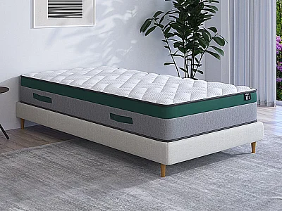 Mattress - 90 x 190 cm - pocket sprung - 22 cm thick - PRESTIGE by YSMÉE