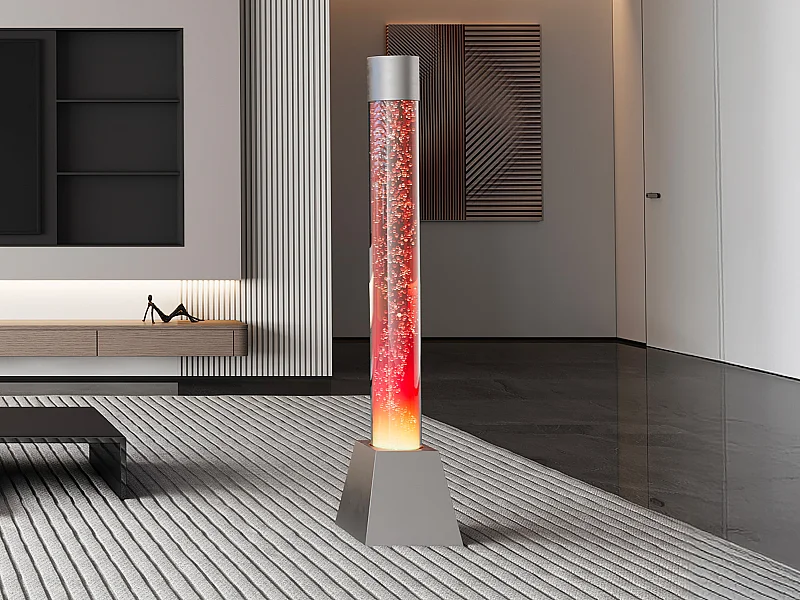 Columna de burbujas de agua WOBY - LEDs de color cambiante - Altura 130 cm 