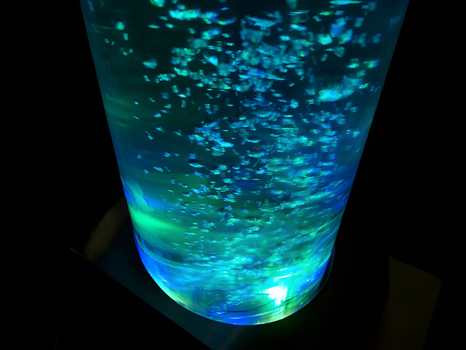 Colonna di bolle d'acqua WOBY - LED cambia colore - H 130 cm 