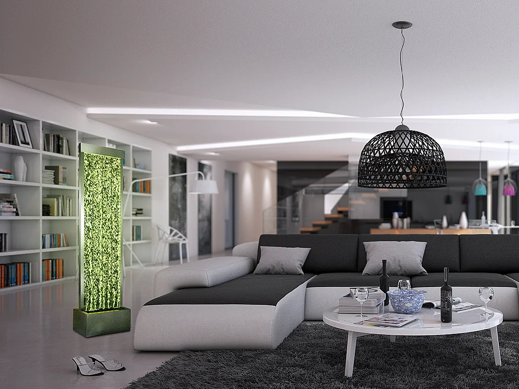 Muro di bolle d'acqua LED cambia colore H150 cm - BLENNIE