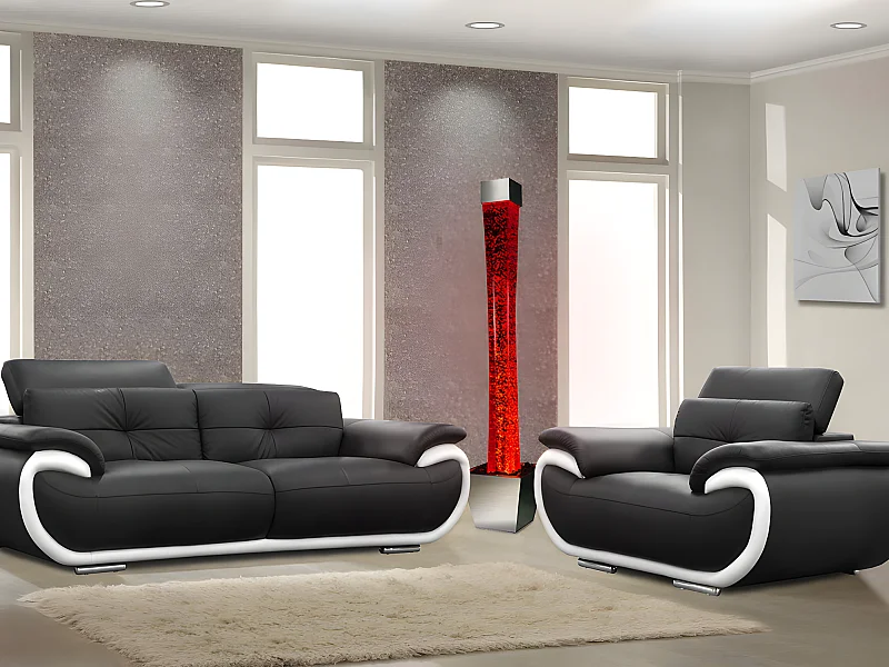 Kolumna wodna z donicą GOBIE - Diody LED zmieniające kolory - wys. 183 cm