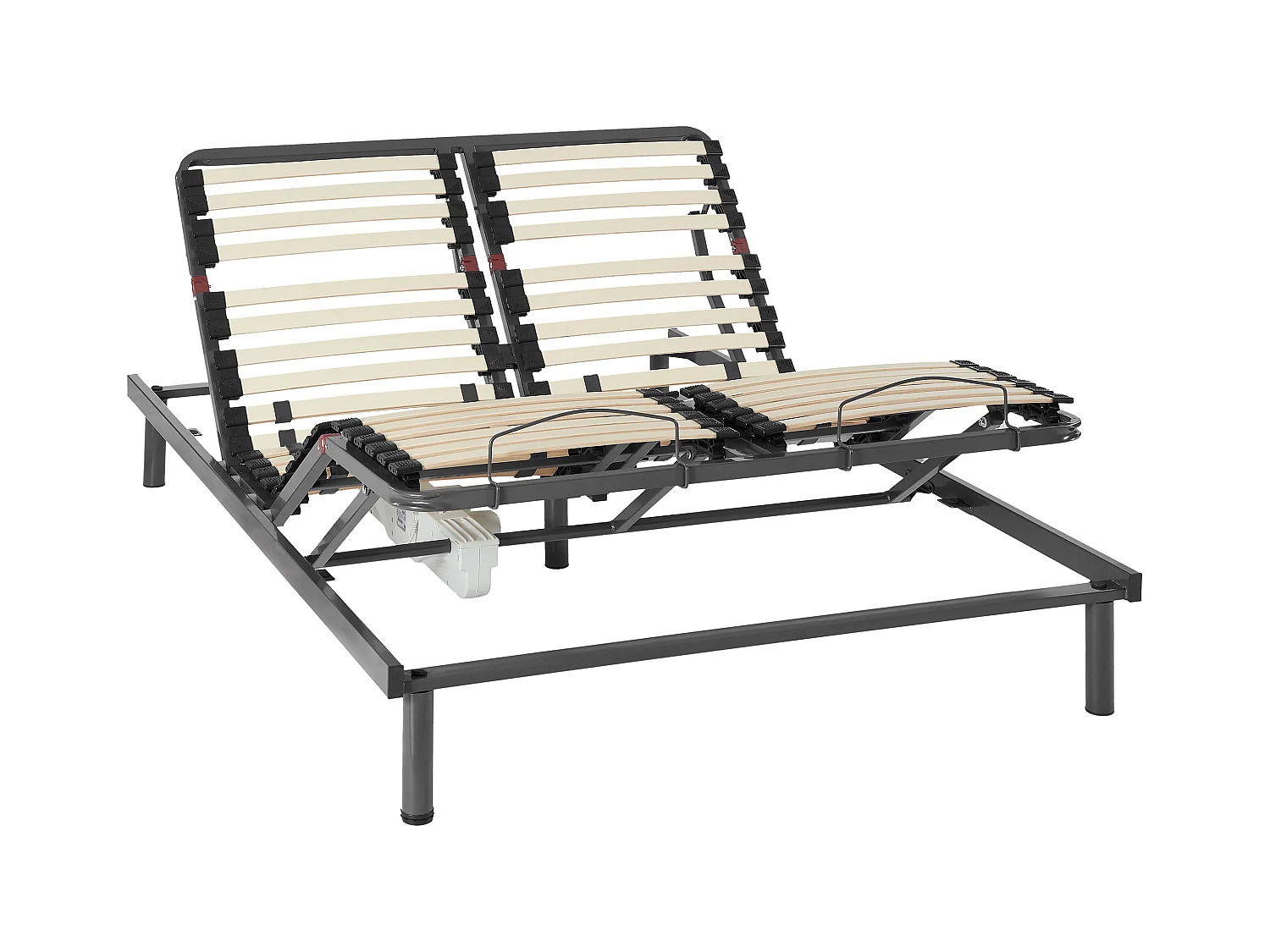 Elektrisch verstelbare bedbodem 5 slaapvlakken - 140x200cm - motor OKIN