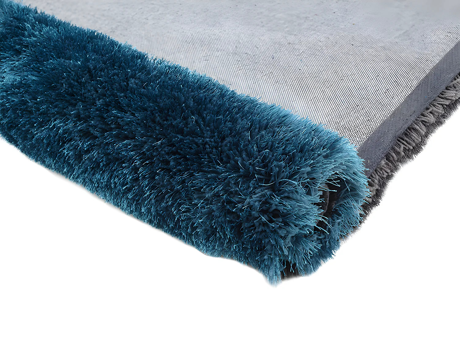 Dywan shaggy PIETRA turkusowo-szary - 120 x 170 cm