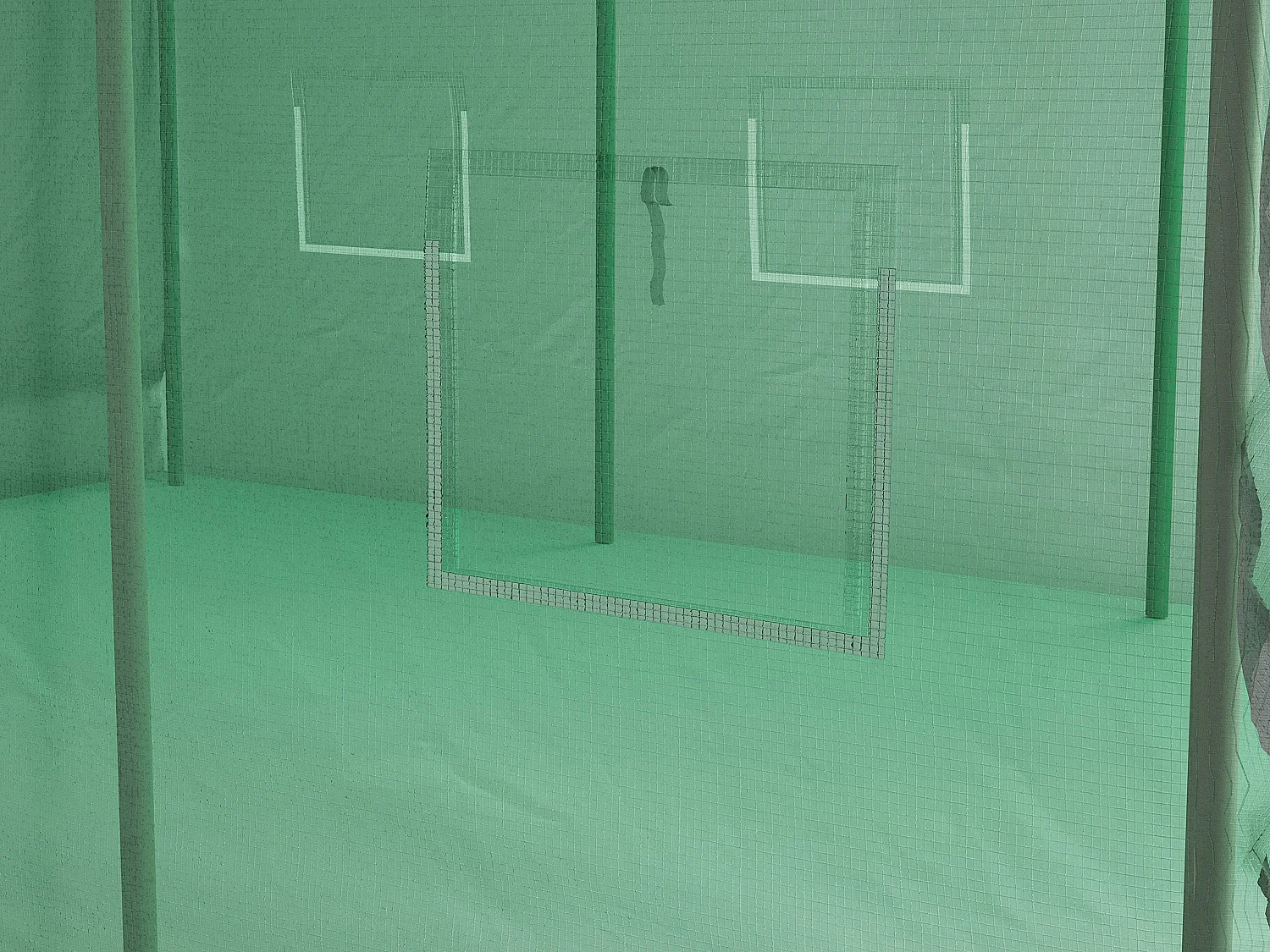 Serre tunnel avec structure en acier 18 m² -  L300 x l600 x H200 cm - Vert - IPOMEA