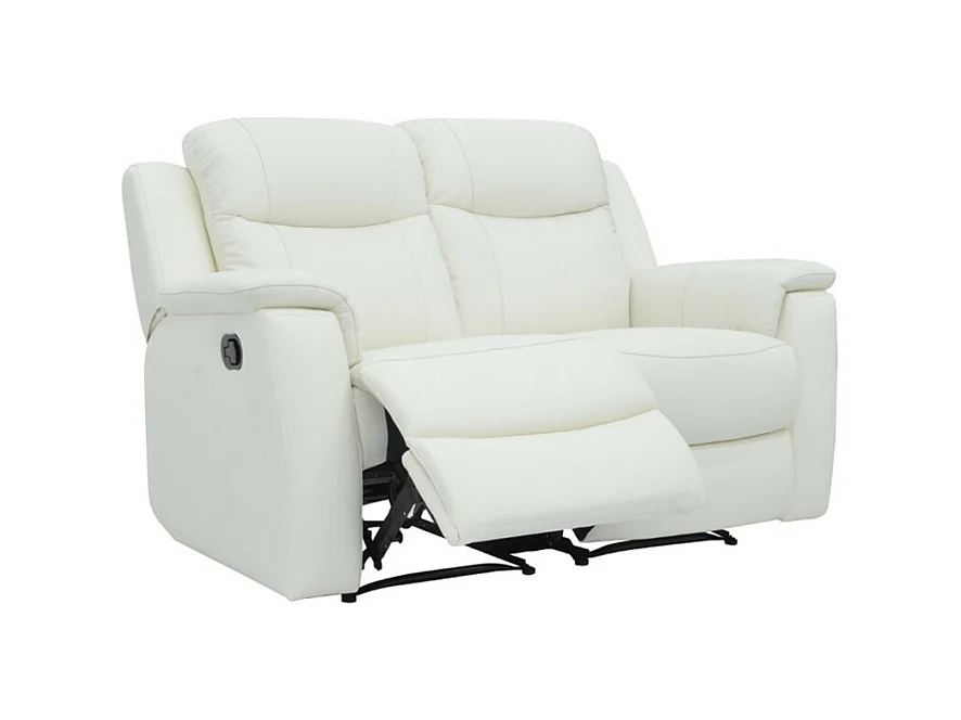 Relaxsofa Leder 2-Sitzer - Elfenbeinfarben - EVASION