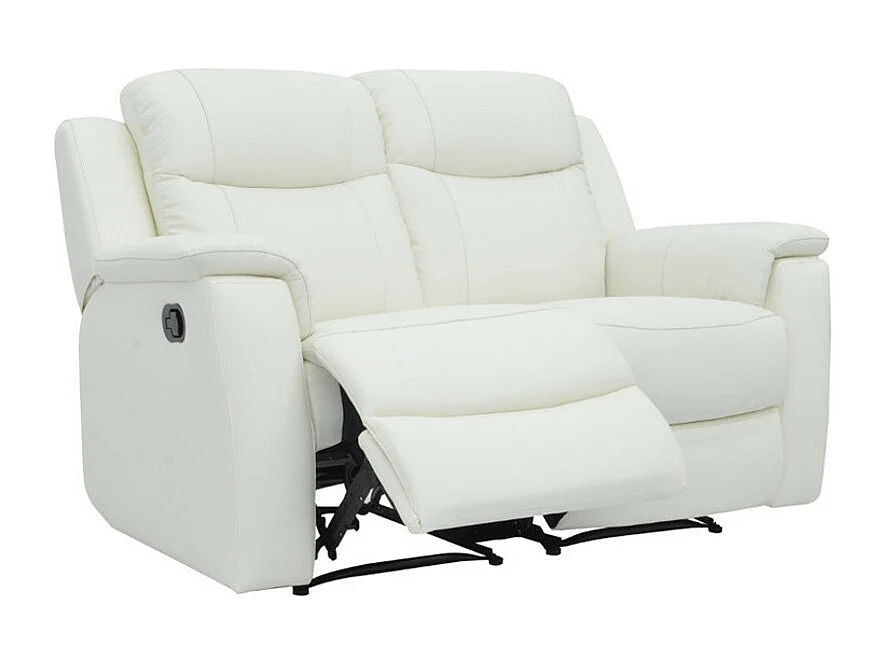 Relaxsofa Leder 2-Sitzer - Elfenbeinfarben - EVASION