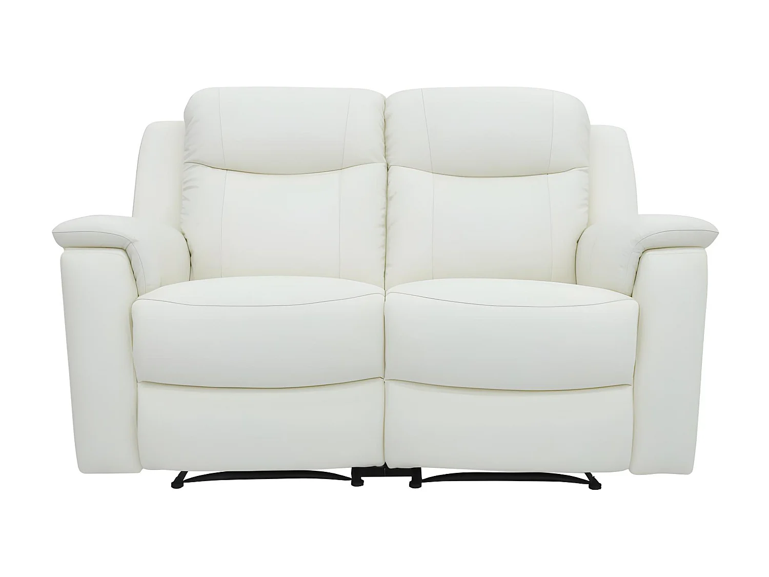 Relaxsofa Leder 2-Sitzer - Elfenbeinfarben - EVASION