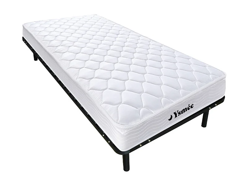 Komplet stelaż z litewkami + materac na sprężynach WOLKENLOS marki YSMÉE - 90 × 200 cm