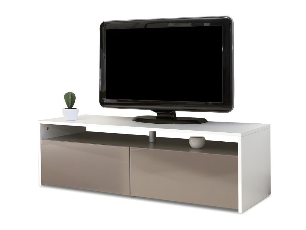 TVMöbel Miraly Weiß & Taupe günstig kaufen I Möbel