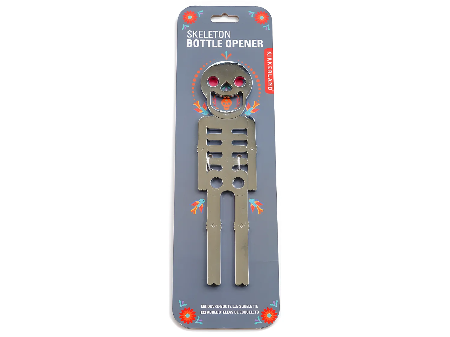 Décapsuleur Squelette Argent  Kikkerland