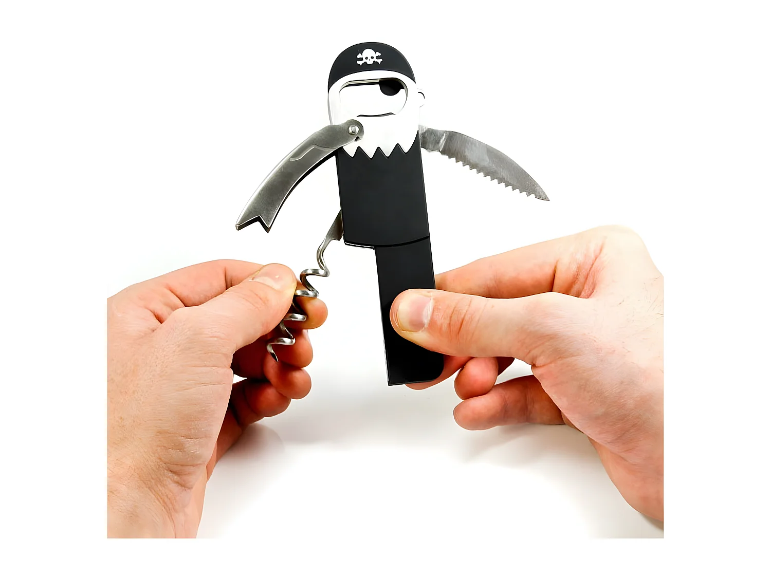 Tire-bouchon Pirate Noir  Suck UK