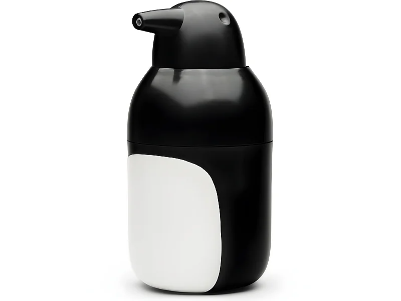 Distributeur de savon liquide Penguin Noir  Qualy